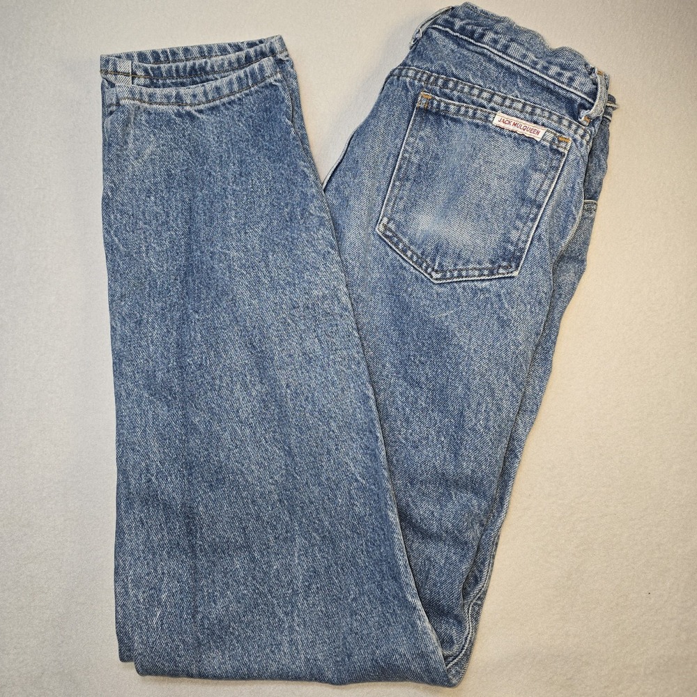 Vintage Jack Mulqueen 80s‎ Stonewash Jeans Made in USA Gorpcore Denim Mens 3